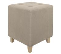Pouf - Entre Temps - Hippolyte - Carré - Beige