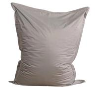 Pouf extérieur imperméable déhoussable anti-UV - 140x180 cm Bananair Gris clair