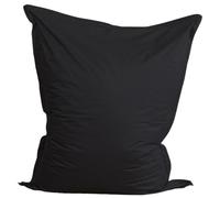 Pouf extérieur imperméable déhoussable anti-UV - 140x180 cm - Bananair - Noir Fabriqué en France