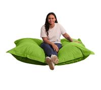 Pouf extérieur imperméable déhoussable anti-UV - 140x180 cm - Bananair - Vert Fabriqué en France