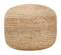 vidaXL Pouf fait à la main 40 x 45 cm en jute