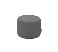 Pouf Point en Toile Recy Gris Anthracite