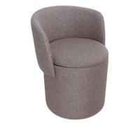 Pouf fauteuil Eclipse café - Amadeus