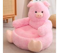 Pouf Fauteuil pour Tout-Petits en Peluche Ours, Canapé Enfant Confortable et Portable - Siège Câlin pour la Chambre, Décoration Mignonne et Idéal pour Fille ou Garçon(Pink)