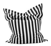 Pouf Flottant Carré For Piscine - Pouf Flottant For Piscine - Grand Pouf Confortable For Extérieur Et Intérieur - Grand Pouf Flottant Carré For Piscine Sans Remplissage ( Color : Black-stripe , Size :