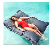 Pouf flottant imperméable - Chaise géante d'extérieur 140 cm x 180 cm - Housse de canapé extérieure durable (sans remplissage) - Idéal pour piscines, patios et jardins