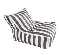 Pouf flottant pour piscine - Chaise longue flottante originale pour adulte - Pouf d'extérieur rayé - Salon d'eau confortable pour les fêtes de piscine et la détente