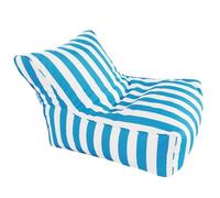 Pouf flottant pour piscine - Pouf flottant original pour adulte avec housse rayée - Parfait pour la détente et le plaisir dans l'eau - Accessoire de piscine d'extérieur durable