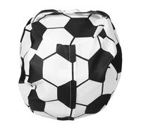 Pouf Football pour Garçon et Filles, Rangement Peluches, Polyester, Chambre | Housse Zippée Grosse Capacité, pour Jouets et Doudous, Salon de Jeu, 24 Pouces