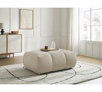 Pouf FUJI tissu bouclette beige BOBOCHIC Beige