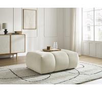 Pouf FUJI tissu lisse beige BOBOCHIC Beige