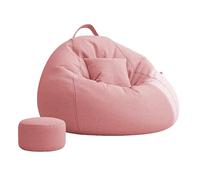 Pouf géant avec poche, chaise d'appoint confortable pour salon, chambre à coucher, bureau, rembourrage doux, mobilier de salon confortable, solution élégante pour siège d'intérieur