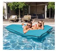 Pouf géant XXL vert citron/bleu 198 x 157 cm Intex