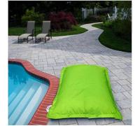 Pouf géant pour côté de piscine, pouf flottant imperméable pour l'extérieur, grande housse de canapé, 140 cm x 180 cm, remplissage non inclus