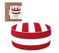 Pouf gonflable - Aktive - 53x23 cm - Rouge colonial - Imperméable