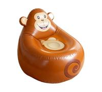 Pouf gonflable en forme d'animal pour camping, patio, plage, voyage, intérieur, terrasse, balcon, jardin, chambre