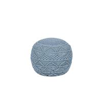 Pouf Kayseri Bleu Coton Bleu