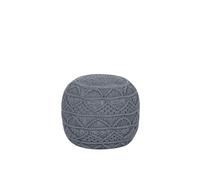 Pouf Kayseri Gris Coton Gris