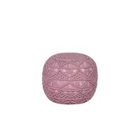 Pouf Kayseri Rose Coton Rose