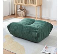 Pouf 'Kodsø' 35 x 80 x 65 cm Pouf rembourré microfibre vert