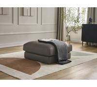 Pouf LEONARD cuir de vache marron BOBOCHIC Marron