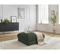 Pouf LEONARD velours côtelé vert foncé BOBOCHIC Vert foncé