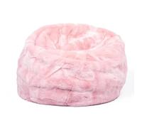 Pouf - LINNEA - SOFT ANIMALS - Rose - 51x51x51 cm - 100% polyester - Déhoussable
