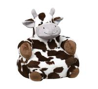 Pouf Lise Brun 45X45X45 cm