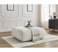 Pouf LUCIEN gros côtelé doux beige BOBOCHIC Beige