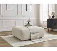 Pouf LUCIEN tissu lisse beige BOBOCHIC Beige