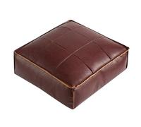 Pouf marocain carré, coussin de sol en simili cuir pour ajouter un canapé élégant et confortable, parfait comme pouf ou pouf