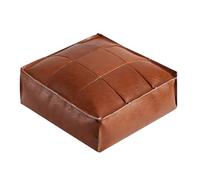 Pouf marocain carré, coussin de sol en simili cuir pour ajouter un canapé élégant et confortable, parfait comme pouf ou pouf