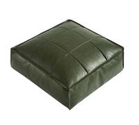 Pouf marocain carré, coussin de sol en simili cuir pour ajouter un canapé élégant et confortable, parfait comme pouf ou pouf
