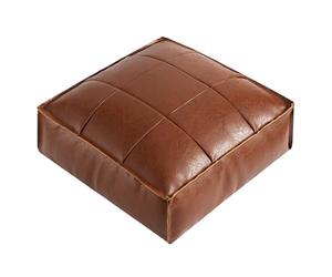 Pouf marocain carré, coussin de sol en simili cuir pour ajouter un canapé élégant et confortable, parfait comme pouf ou pouf