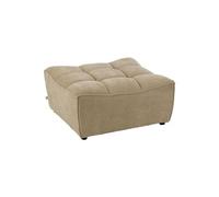 Pouf Matelassé "Grid" 92cm Beige Foncé Beige G