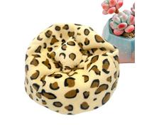 Pouf miniature - Meubles de maison de poupée 5,91 x 5,91 pouces, texture en tissu de velours doux, remplissage de micro-perles réaliste portable | Performance de visualisation pour les scènes minières