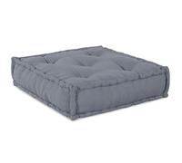 Pouf Modulable 4 Places Convertible En Tissu Gris Vidaxl Gris