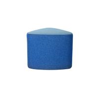Pouf modulable Flower tissu non feu M1 - Bleu