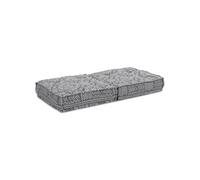 vidaXL Pouf modulable Gris Clair 70x70x36 en Tissu