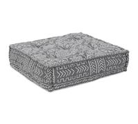 vidaXL Pouf modulable Gris Clair 70x70x36 en Tissu