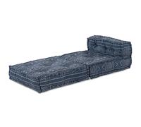 Pouf Modulable Vidaxl Indigo 70x70x54 En Tissu