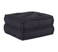 Pouf modulaire anthracite 70x70x36 tissu