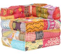 Pouf modulaire en tissu Patchwork