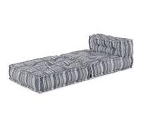 Pouf Modulaire Vidaxl Gris 70x70x54 En Tissu