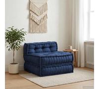 vidaXL Pouf modulaire patchwork en tissu – Chaise longue/canapé convertible pour maison
