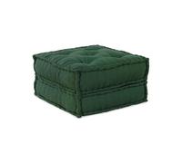Pouf modulaire vert 70x70x36 tissu Vert
