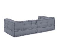 Pouf Modulaire Vidaxl Gris 140x70x36 Tissu
