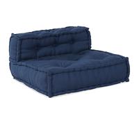 Pouf Modulaire Vidaxl Indigo 70x70x54 En Tissu