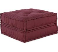 Pouf Modular marron 70x70x36 cm Tissu