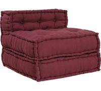 Pouf Modular marron 70x70x54 cm Tissu